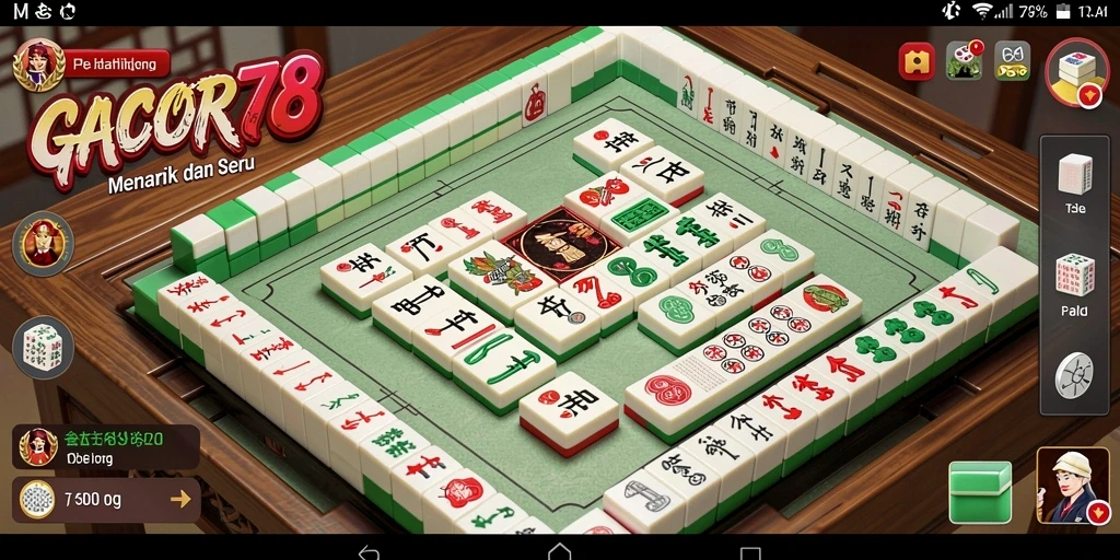 Screenshot GACOR78 menampilkan gameplay Mahjong yang seru dan menantang.