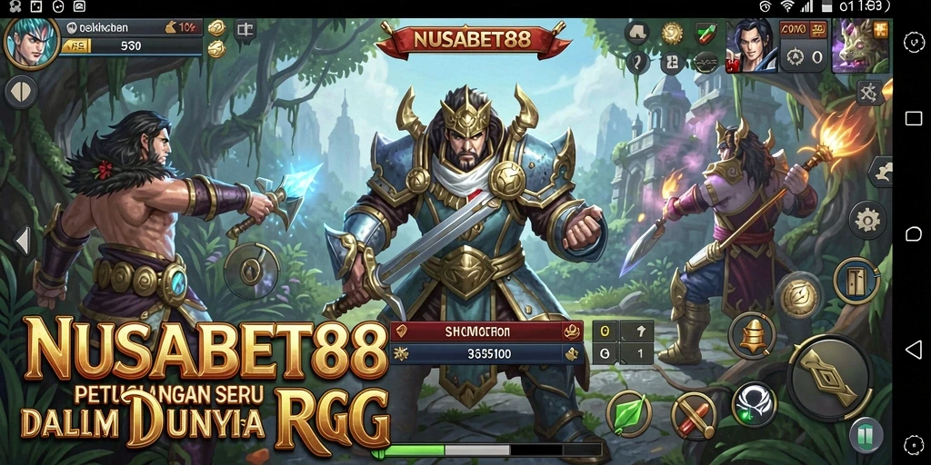 Gameplay RPG seru dan mendalam di NUSABET88.