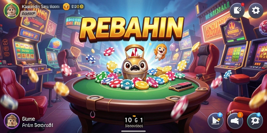 Screeenshot gameplay seru dan mendebarkan dari REBAHIN.